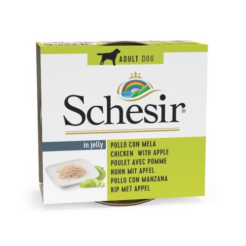 SCHESIR Filety z kurczaka z jabłkiem dla psa, 150 g