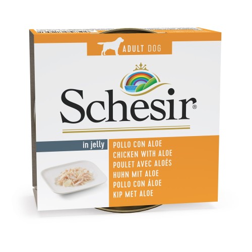 SCHESIR Filety z kurczaka z aloesem w galarecie dla psa, 150 g