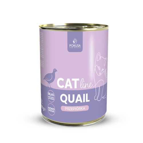 POKUSA Catline Przepiórka karma mokra dla kociąt, 400g
