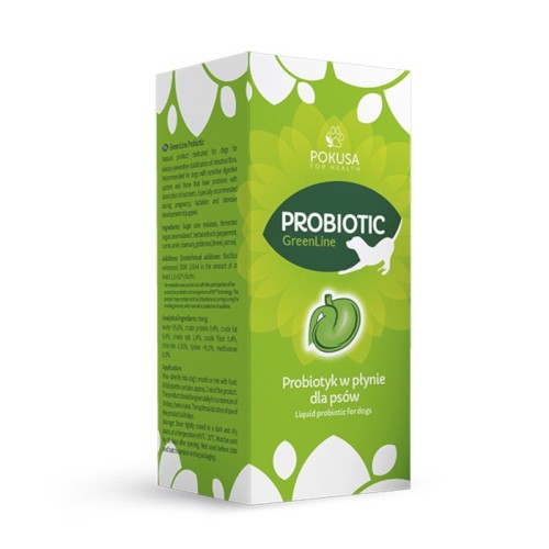 POKUSA GreenLine Probiotyk w płynie dla psa, 200 ml