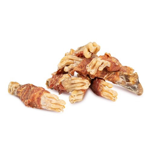 PUZZO SNACK Łapy królicze owiniete kaczką, przysmak dla psa, 300g