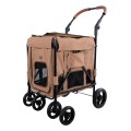 IBIYAYA Wózek Gentle Giant Pet Wagon, Dirty Peach - Zdjęcie 1