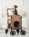 IBIYAYA Wózek Gentle Giant Pet Wagon, Dirty Peach - Zdjęcie 2