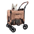 IBIYAYA Wózek Gentle Giant Pet Wagon, Dirty Peach - Zdjęcie 4