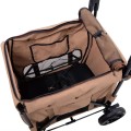 IBIYAYA Wózek Gentle Giant Pet Wagon, Dirty Peach - Zdjęcie 12