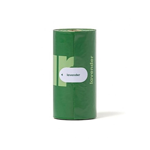 1 szt - EARTH RATED Woreczki na psie odchody, lawendowe