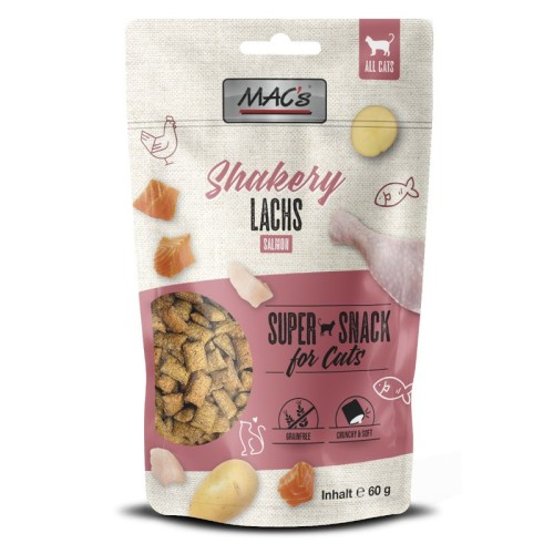 MAC'S Cat Shakery Snack Łosoś przysmak dla kota, 60 g