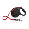 FLEXI Smycz automatyczna Classic Black Fire M taśma 5 m czarna - Zdjęcie 2