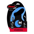 FLEXI Smycz automatyczna New Classic M taśma 5 m niebieska - Zdjęcie 1