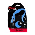 FLEXI Smycz automatyczna New Classic S linka 8 m niebieska - Zdjęcie 1