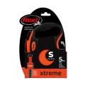 FLEXI Smycz automatyczna XTREME S taśma 5 m kol. pomarańczowy - Zdjęcie 1