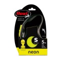 FLEXI Smycz automatyczna NEW NEON S taśma 5 m - Zdjęcie 1