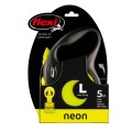 FLEXI Smycz automatyczna NEW NEON L 5 m taśma - Zdjęcie 1