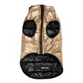 BARRY KING Dwustronna kurtka dla psa, czarno-złota, M 40 cm - Zdjęcie 6