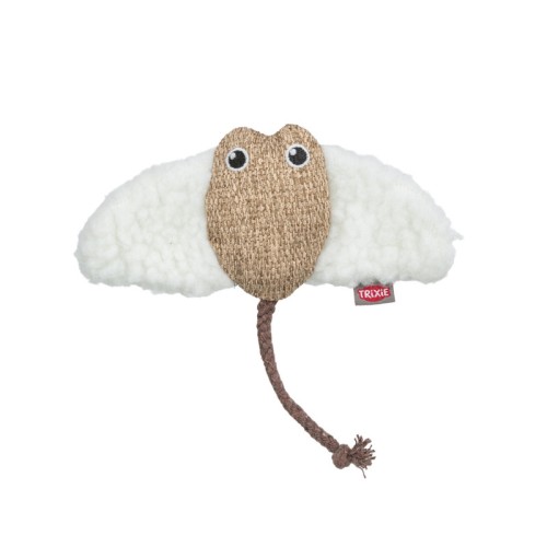 TRIXIE Płaszczka z kocimiętką, zabawka dla kota, 15 cm