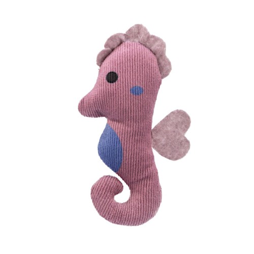 TRIXIE Pluszowy konik morski z kocimiętką dla kota, 11 cm