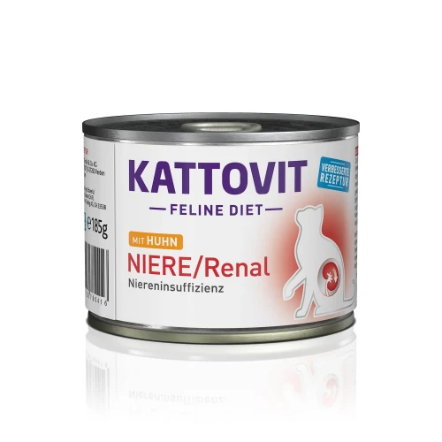 KATTOVIT Feline Diet Renal Kurczak, 185g