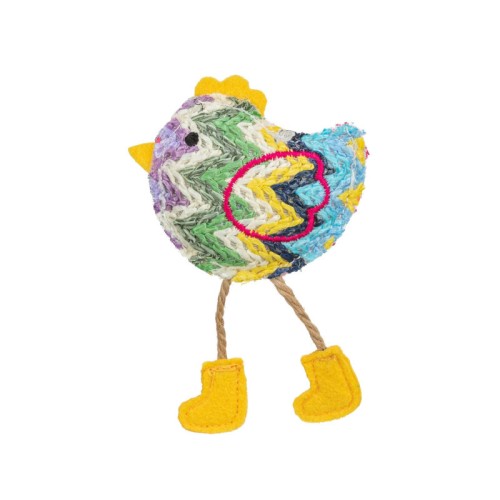 TRIXIE Zabawka Kurczak z kocimiętką dla kota, 11 cm