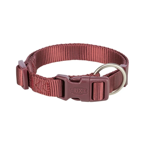 TRIXIE Obroża Premium, XXS–XS: 15–25 cm/10 mm, bordowa