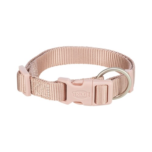 TRIXIE Obroża Premium, XXS–XS: 15–25 cm/10 mm, jasny róż