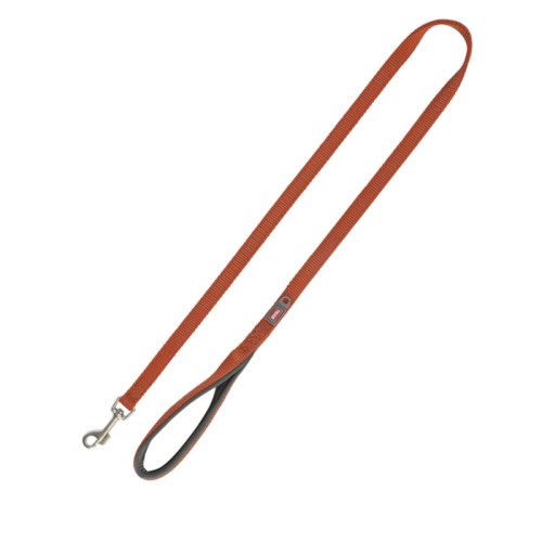 TRIXIE Smycz Premium taśma, XS–S: 1.20 m/15 mm, rdzawa