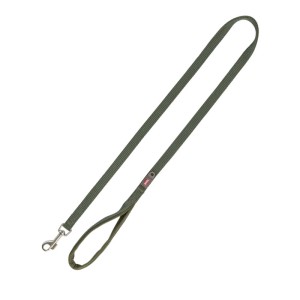 TRIXIE Smycz Premium taśma, XS–S: 1.20 m/15 mm, oliwkowa zieleń