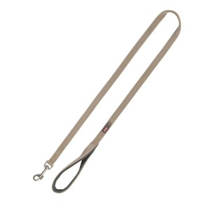 TRIXIE Smycz Premium taśma, L–XL: 1.00 m/25 mm, piaskowa