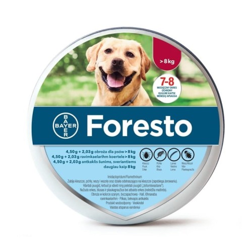 ELANCO Obroża FORESTO dla psów powyżej 8 kg