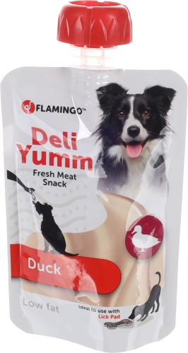 FLAMINGO Pasta dla psa o smaku kaczki, 90g