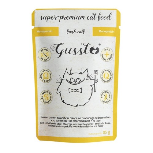 GUSSTO CAT - Świeża cielęcina 85g