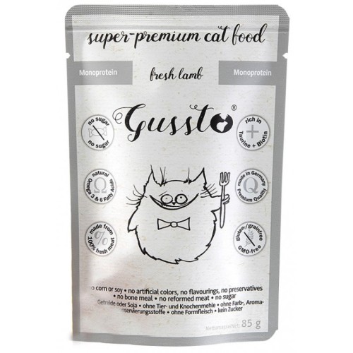 GUSSTO CAT - Świeża jagnięcina 85g