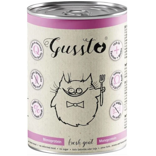 GUSSTO CAT - Świeża koza 400g