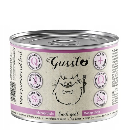 GUSSTO CAT - Świeża koza 200g