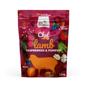 SYTA MICHA Karma sucha JUNIOR CHEF Jagnięcina, 1,5 kg