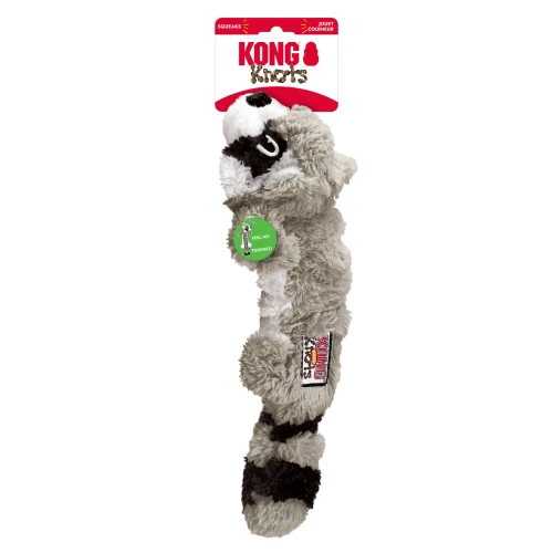 KONG Zabawka dla psa Scrunch Knots Raccoon M
