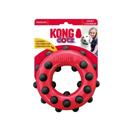 KONG Zabawka dla psa Dotz Circle S