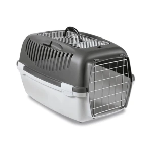 ZOLUX Transporter GULLIVER 3 z metalowymi drzwiami i otwieraną górą, szary