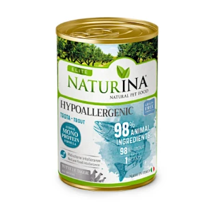 NATURINA Dog Elite Hypoallergenic Pstrąg, 400g