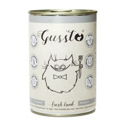 GUSSTO CAT - Świeża jagnięcina 400g