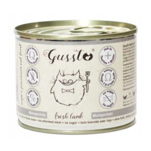 GUSSTO CAT - Świeża jagnięcina 200g