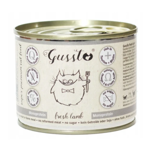 GUSSTO CAT - Świeża jagnięcina 200g