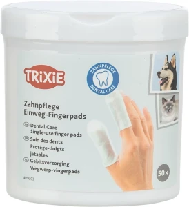 TRIXIE Dental Care czyste zęby - nakładki na palce, 50 szt