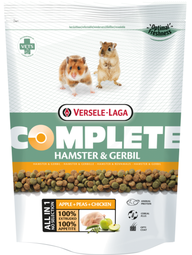 VERSELE LAGA Complete Hamster & Gerbil ekstrudat dla chomików, 500g