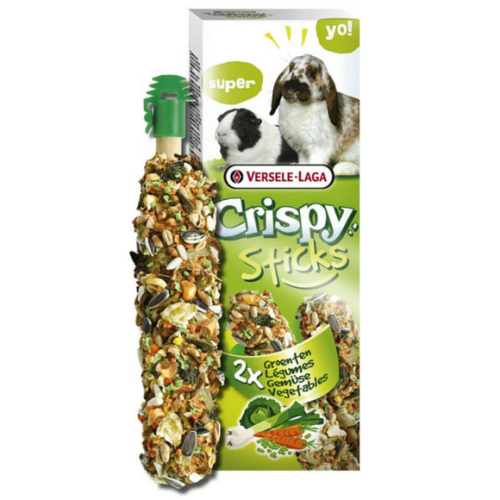 VERSELE LAGA Crispy Sticks dla królika i świnki kolby warzywne, 2 szt