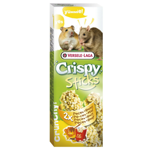 VERSELE LAGA Crispy Sticks dla chomika kolby popcornowo-miodowe, 2 szt