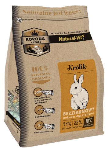 KORONA NATURY Mieszanka ziołowa - Królik 750g