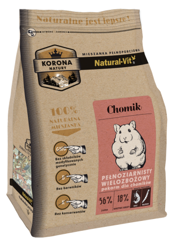 KORONA NATURY Mieszanka ziołowa - Chomik 750g