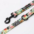 PSYJACIELE Smycz miejska dla psa kota "ŁĄKI PĄKI" M 20 mm 150 cm - Zdjęcie 1