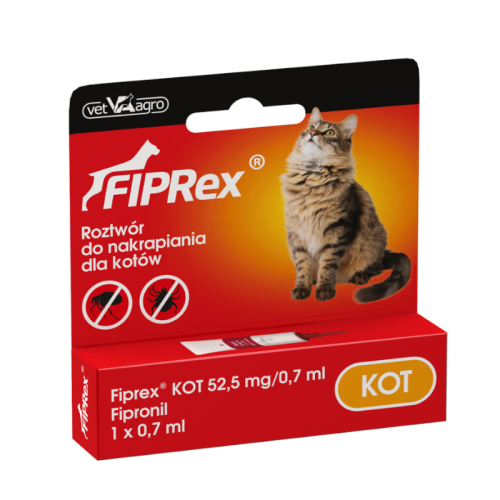 FIPREX KOT Przeciw pchłom i kleszczom 1 pipeta