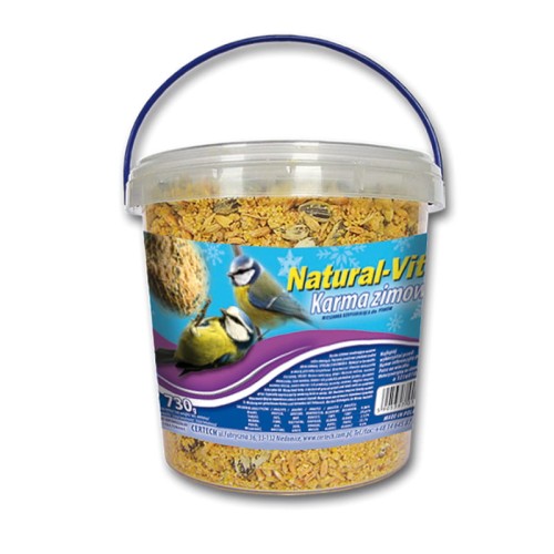 NATURAL-VIT Karma tłuszczowa dla ptaków, 730 g